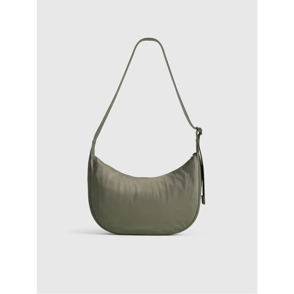Quince Handbags - NEW Quince Revive Nylon Crescent Shoulder Bag